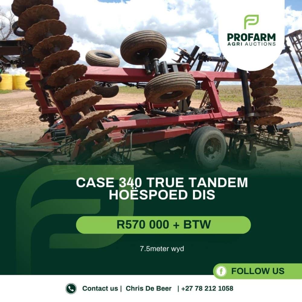 Case 340 True Tandem Hoespoed Dis