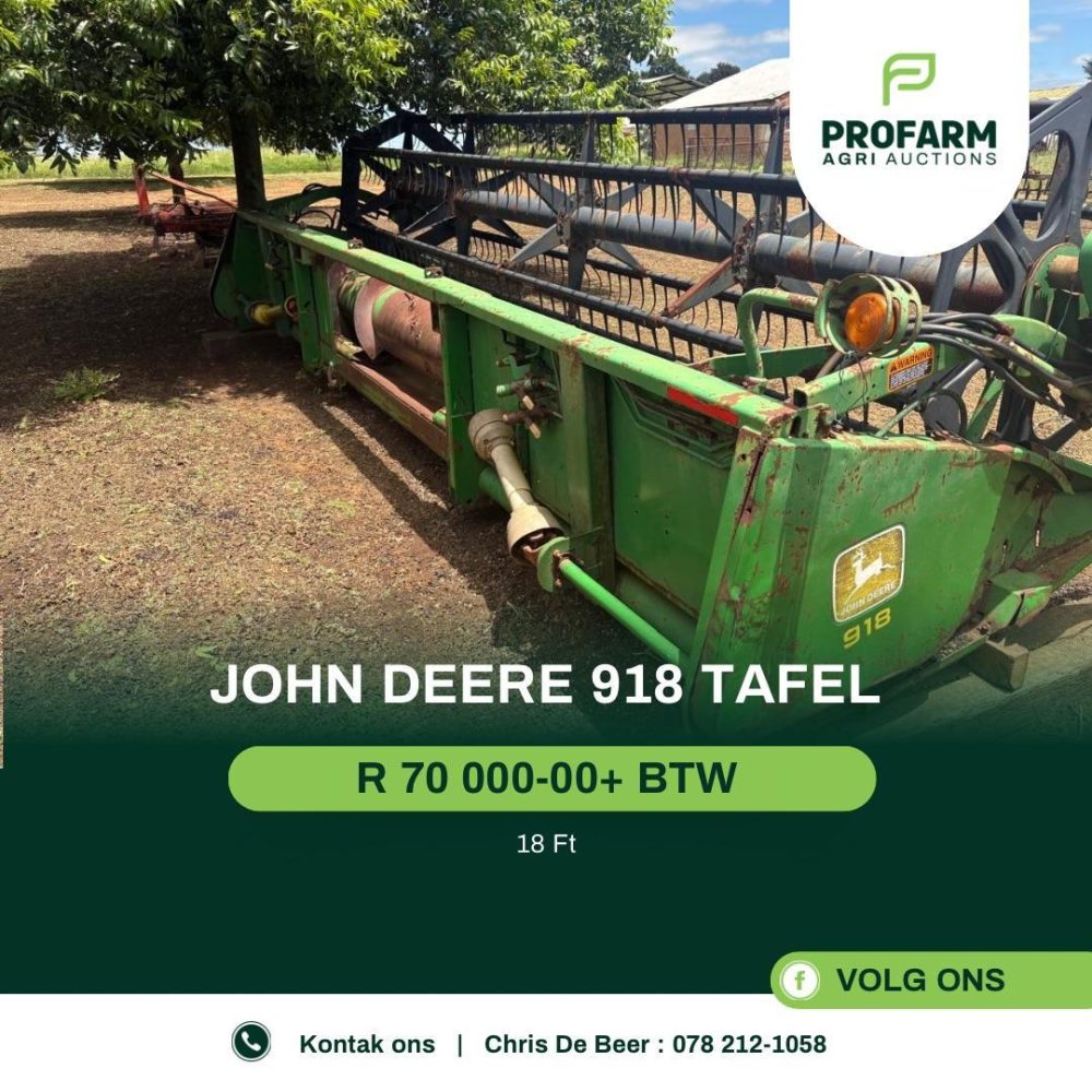 JOHN DEERE 918 TAFEL