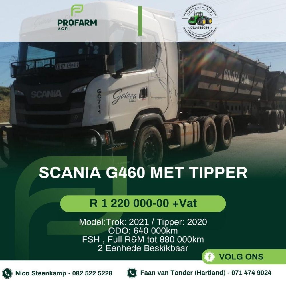 SCANIA G460 MET TIPPER